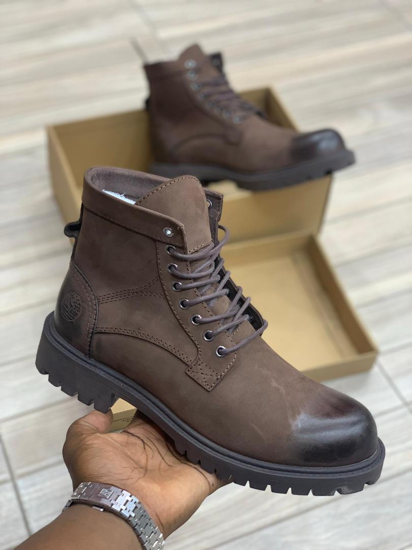 Premium Brown Leather Boots