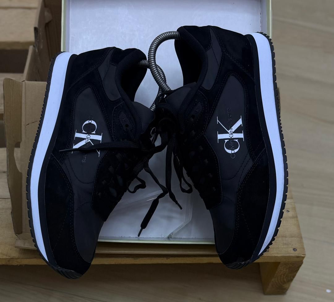 Calvin Klein Jeans Monochrome Retro Trainers - Shoes